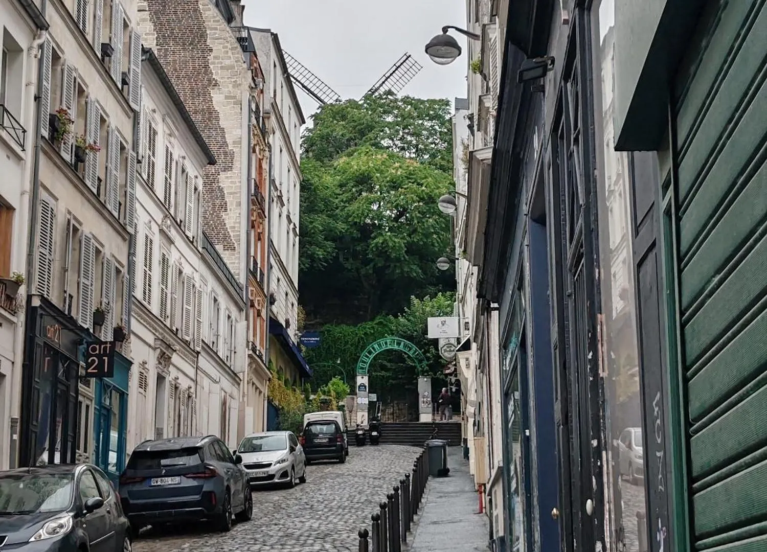 Appartement Montmartre, Moulin De La Galette Париж Франция